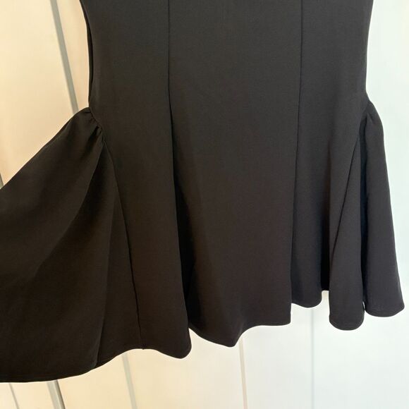 Black Sleeveless Fit & Flare Dress – Size L - Picture 3 of 6
